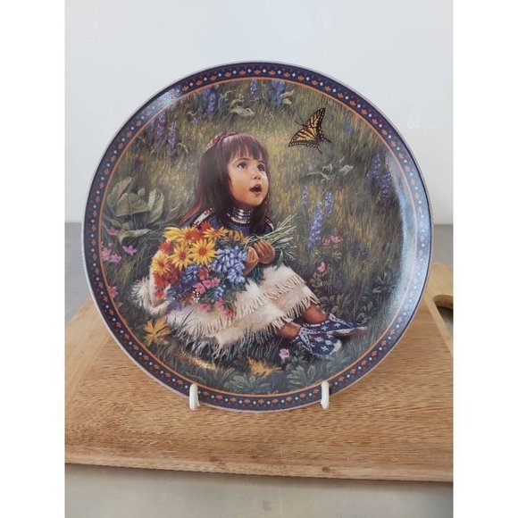 Collectors Plate, Bradford Exchange, "Little Butterfly" by Karen Noles - Picture 1 of 4